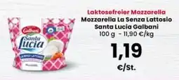 Interspar Mozzarella La Senza Lattosio Santa Lucia Galbani offerta