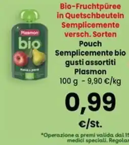 Interspar Pouch gusti assortiti Plasmon offerta
