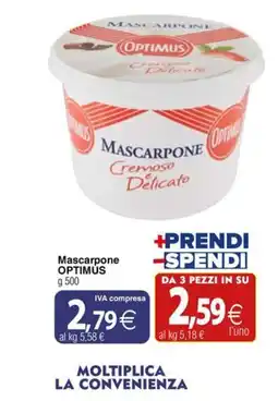 Docks Cash&Carry Mascarpone Optimus offerta