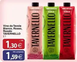 Docks Cash&Carry Vino da Tavola Tavernello offerta