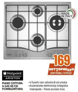 Expert Hotpoint Ariston Piano cottura a gas 60 cm offerta