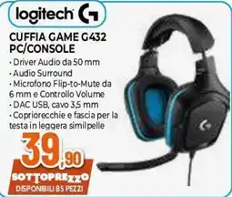 Expert Logitech cuffia game g432 offerta