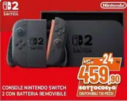 Expert Console Nintendo Switch 2 con batteria rimovibile offerta
