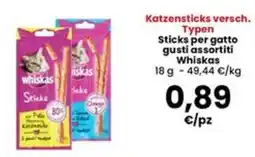 Interspar Whiskas Sticks offerta