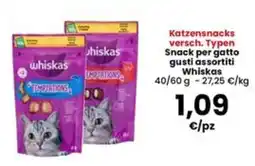 Interspar Whiskas Temptations offerta