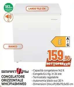 Extracoop Congelatore orizzontale Smartway offerta