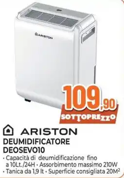 Extracoop Ariston deumidificatore deosevo10 offerta