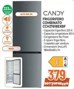 Extracoop Candy frigorifero combinato offerta