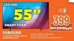 Extracoop Samsung TV LED 55" Crystal UHD 4K offerta