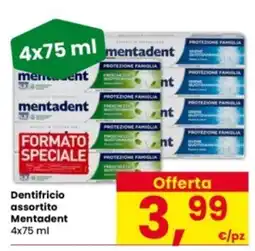 Interspar Dentifricio assortito Mentadent offerta