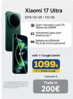 Euronics Tufano Xiaomi 17 Ultra offerta