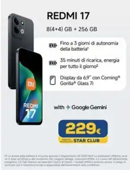 Euronics Tufano Redmi 17 offerta