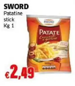 Mercati Alimentari Sword patatine stick offerta