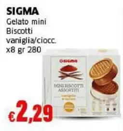 Mercati Alimentari Sigma Gelato mini Biscotti offerta