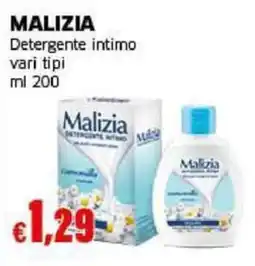 Mercati Alimentari Malizia Detergente intimo offerta