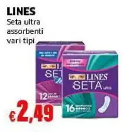 Mercati Alimentari Lines Seta ultra offerta