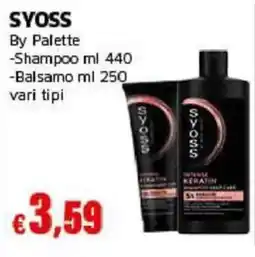 Mercati Alimentari Syoss by Palette offerta