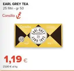 Oasi Earl Grey Tea Consilia offerta