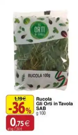 Docks Cash&Carry Rucola Gli Orti in Tavola offerta