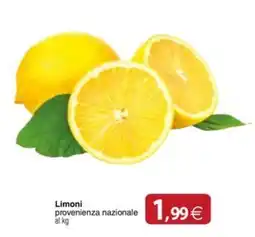 Docks Cash&Carry Limoni provenienza nazionale offerta