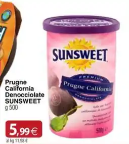 Docks Cash&Carry Prugne California Denocciolate SUNSWEET offerta