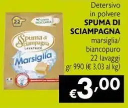 Eurospesa Spuma di sciampagna lavatrice Marsiglia offerta