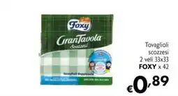 Eurospesa Tovaglioli GranTavola scozzesi FOXY offerta