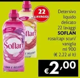 Eurospesa Detersivo liquido delicato Soflan offerta