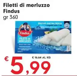 DeSpar Express Filetti di merluzzo Findus offerta