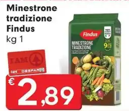 DeSpar Express Minestrone tradizione Findus offerta