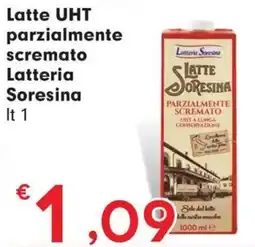 DeSpar Express Latte UHT parzialmente scremato Latteria Soresina offerta