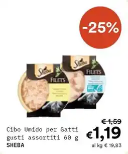 Borello Supermercati Cibo Umidoper Gatti gusti assortiti SHEBA offerta