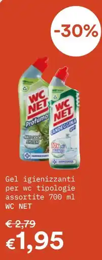 Borello Supermercati Gel igienizzanti per wc tipologie assortite WC NET offerta