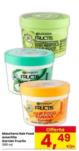 Interspar Maschera Hair Food assortita Garnier Fructis offerta