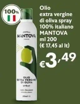 Eurospesa Olio extra vergine di oliva spray Mantova offerta