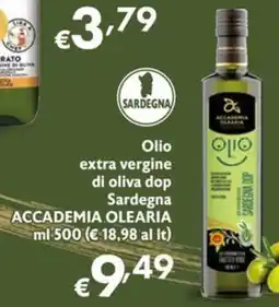 Eurospesa Olio extra vergine di oliva dop Sardegna Accademia Olearia offerta