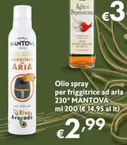Eurospesa Olio spray per friggitrice ad aria 230° Mantova offerta