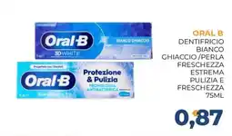 Moderna Oral-B dentifricio bianco ghiaccio/perla freschezza estrema pulizia e freschezza offerta