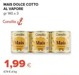 Oasi Mais Dolce Cotto al Vapore Consilia offerta