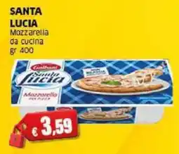 Mercati Alimentari Santa lucia Mozzarella da cucina offerta