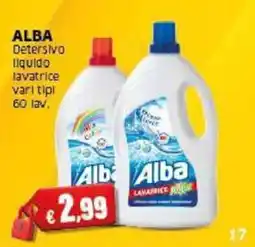 Mercati Alimentari Alba Detersivo liquido lavatrice offerta