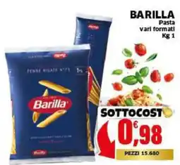 Mercati Alimentari Barilla Pasta offerta