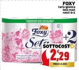 Mercati Alimentari Foxy carta igienica seta max offerta