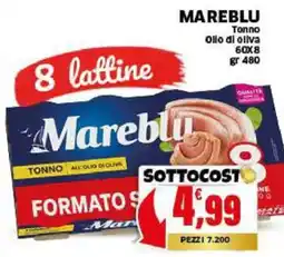Mercati Alimentari Tonno all'olio di oliva Mareblu offerta