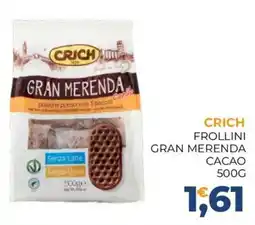 Moderna Crich Frollini Gran Merenda Cacao offerta