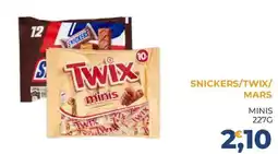 Moderna Snickerstwixmars minis offerta