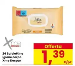 Interspar Salviettine igiene corpo Xme Despar offerta