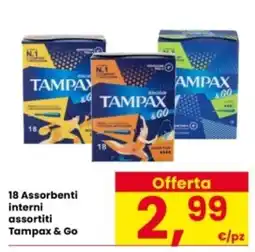 Interspar Assorbenti interni assortiti Tampax & Go offerta