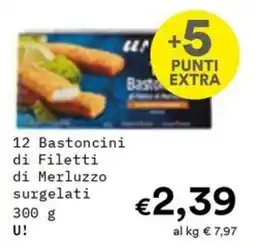Borello Supermercati Bastoncini di Filetti di Merluzzo offerta