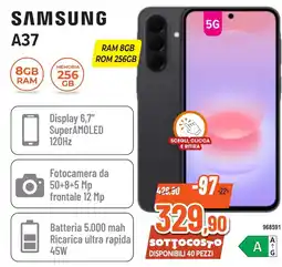 Expert Di Lella Samsung A37 offerta